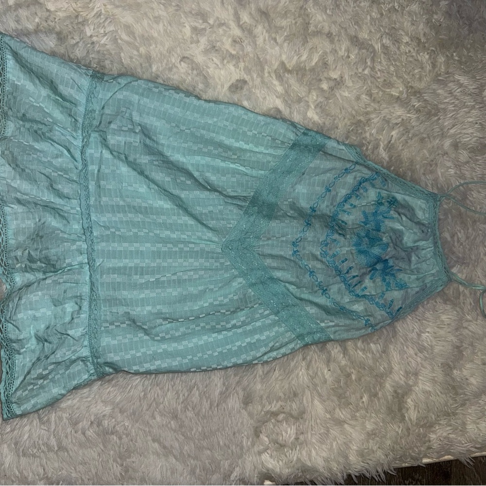 Attic Salt Turquoise Dress